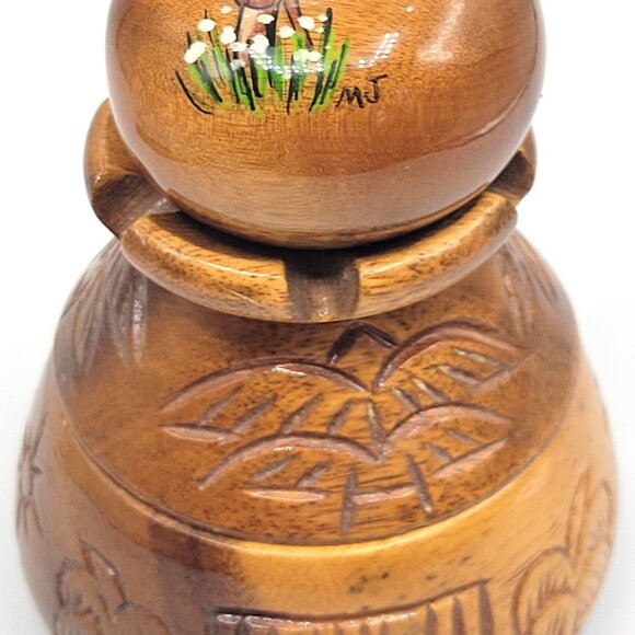 Zumwalt Myrtlewood Paper Weight &  Hawaii Souvenir Wood Trinket Box - Picture 2 of 14